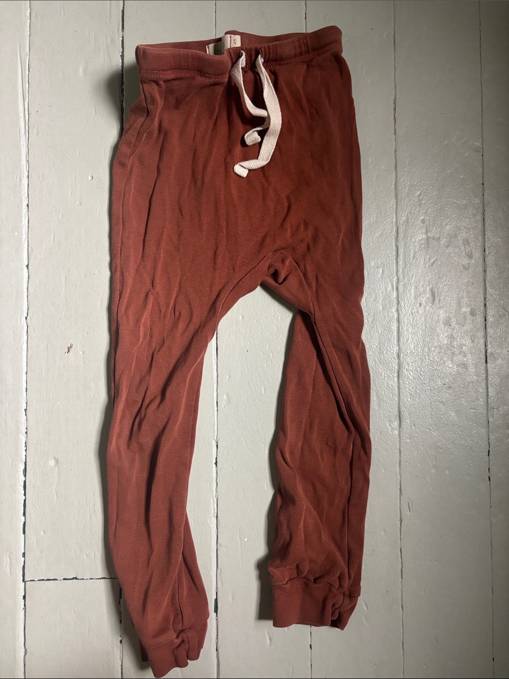 Mabo Kids Rust Organic Cotton Leggings  4/5